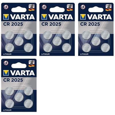 20 PILES VARTA CR2025 LITHIUM 3V - Publicité 20 PILES VARTA CR2025 LITHIUM 3V - Publicité