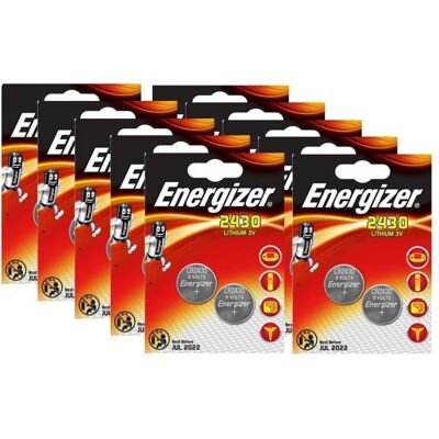 20 x Energizer CR2430 batterie Lithium pile à pile 2430 DL2430 K2430L ECR2430 Noir - Publicité 20 x Energizer CR2430 batterie Lithium pile à pile 2430 DL2430 K2430L ECR2430 Noir - Publicité