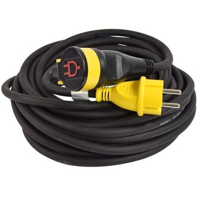 STANLEY FATMAX Prolongateur Chantier 16A+T avec Clapet IP44. Câble HO7RN-F 3G1 5mm² Longueur 5 Mètres - - Publicité STANLEY FATMAX Prolongateur Chantier 16A+T avec Clapet IP44. Câble HO7RN-F 3G1 5mm² Longueur 5 Mètres - - Publicité