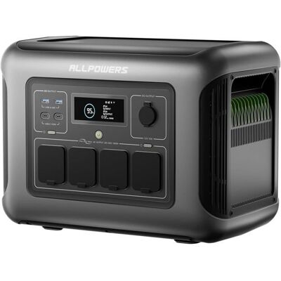 Centrale électrique portable - ALLPOWERS - R1500 LITE - 1 056Wh - 1 600W (3 200W pic) - Charge 0–80% en 40 min Noir - Publicité Centrale électrique portable - ALLPOWERS - R1500 LITE - 1 056Wh - 1 600W (3 200W pic) - Charge 0–80% en 40 min Noir - Publicité