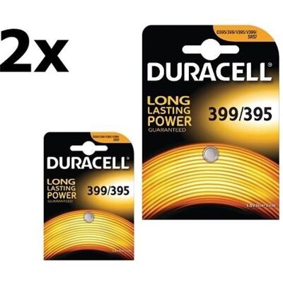 2 pièces - pile bouton de Duracell 399-395 - G7 - SR927W 1.5V 52mAh - Publicité 2 pièces - pile bouton de Duracell 399-395 - G7 - SR927W 1.5V 52mAh - Publicité