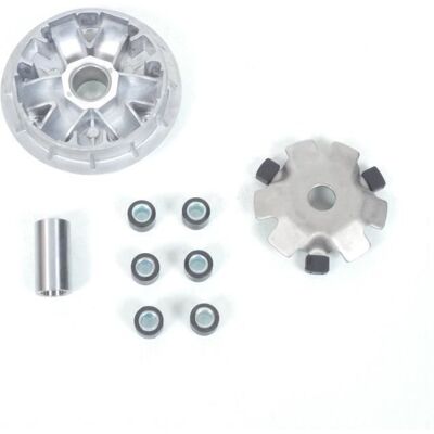 Variateur - P2R - Sym 50 Orbit 2 - Neuf - Ø20mm x Ø105mm - 6 galets 16x13mm 7g Gris - Publicité Variateur - P2R - Sym 50 Orbit 2 - Neuf - Ø20mm x Ø105mm - 6 galets 16x13mm 7g Gris - Publicité