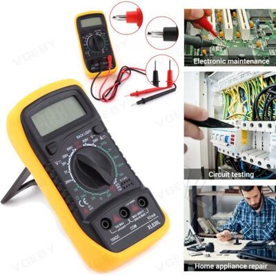 Multimètre Numérique XL830L - Jaune - Tension 600V - Courant 10A - Résistance 2MΩ Jaune - Publicité Multimètre Numérique XL830L - Jaune - Tension 600V - Courant 10A - Résistance 2MΩ Jaune - Publicité