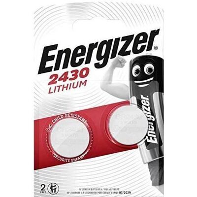 Piles - ENERGIZER - CR2430 - Lot de 6 - Lithium 3V - Nouvelle Génération Rouge - Publicité Piles - ENERGIZER - CR2430 - Lot de 6 - Lithium 3V - Nouvelle Génération Rouge - Publicité