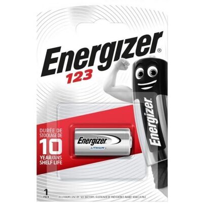 12 piles Energizer CR123 NOUVELLE GÉNÉRATION - Publicité 12 piles Energizer CR123 NOUVELLE GÉNÉRATION - Publicité
