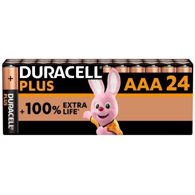Duracell Duracell MN2400 CP24 Plus Power Pile AAA - Piles - Publicité Duracell Duracell MN2400 CP24 Plus Power Pile AAA - Piles - Publicité