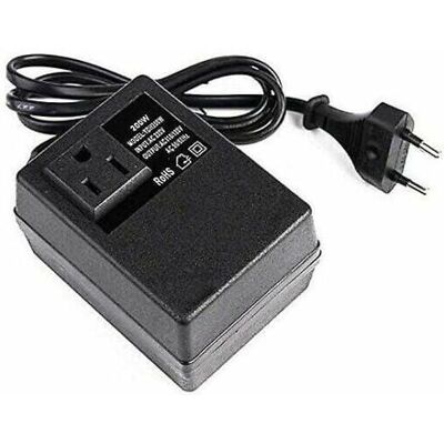 Transformateur 220V 110V 200W avec prise europenne pour une tension rduite.- Odipie - Publicité Transformateur 220V 110V 200W avec prise europenne pour une tension rduite.- Odipie - Publicité