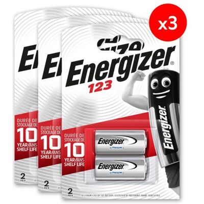 Piles au lithium Energizer - Pack de 3 et 2 - Publicité Piles au lithium Energizer - Pack de 3 et 2 - Publicité