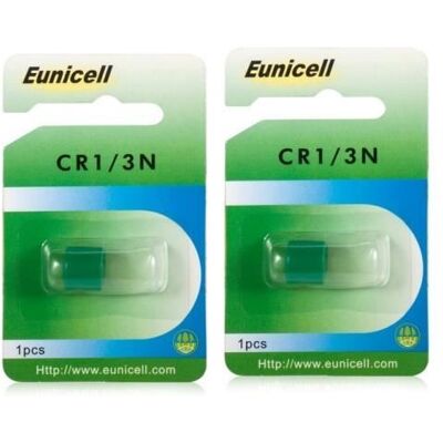 EUNICELL Lot de 2 CR1/3N 2L76 DL1/3N Pile au LITHIUM pour appareil PHOTO 3 V - Publicité EUNICELL Lot de 2 CR1/3N 2L76 DL1/3N Pile au LITHIUM pour appareil PHOTO 3 V - Publicité