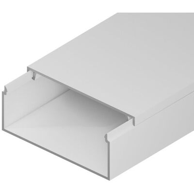 Goulotte électrique - EDO Solutions Technic - EDO777735 - Blanc - PVC - 2m Blanc - Publicité Goulotte électrique - EDO Solutions Technic - EDO777735 - Blanc - PVC - 2m Blanc - Publicité