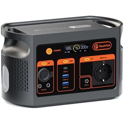 Station d’alimentation - FLASHFISH - E103 - Batterie Lifepo4 1792Wh - 300W - Générateur Solaire Multi-Sorties Gris - Publicité Station d’alimentation - FLASHFISH - E103 - Batterie Lifepo4 1792Wh - 300W - Générateur Solaire Multi-Sorties Gris - Publicité