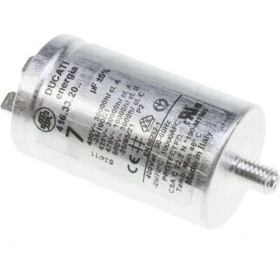 Condensateur Hotpoint C00279233 7μF - Pour sèche-linge - Publicité Condensateur Hotpoint C00279233 7μF - Pour sèche-linge - Publicité