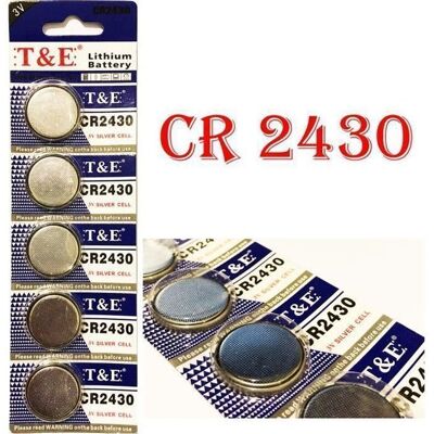 Pack de Batteries Da Vinci - 20 Piles bouton 3V Lithium CR2430 BR2430 DL2430 5011L - Batterie - Publicité Pack de Batteries Da Vinci - 20 Piles bouton 3V Lithium CR2430 BR2430 DL2430 5011L - Batterie - Publicité