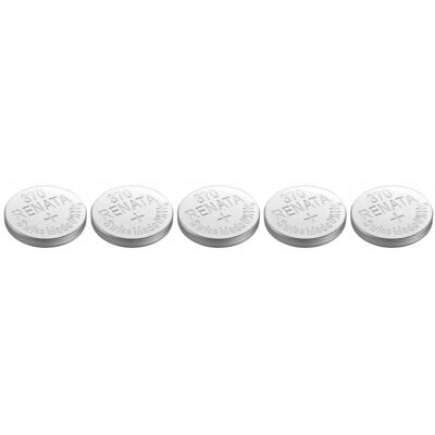 RENATA - 370 SR920W - Lot de 5 - Hg-free - Coin cell - Publicité RENATA - 370 SR920W - Lot de 5 - Hg-free - Coin cell - Publicité
