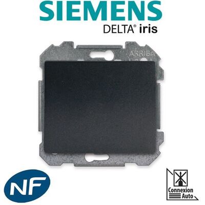 Interrupteur Siemens Deux Voies Delta Iris Anthracite - Switch - Publicité Interrupteur Siemens Deux Voies Delta Iris Anthracite - Switch - Publicité