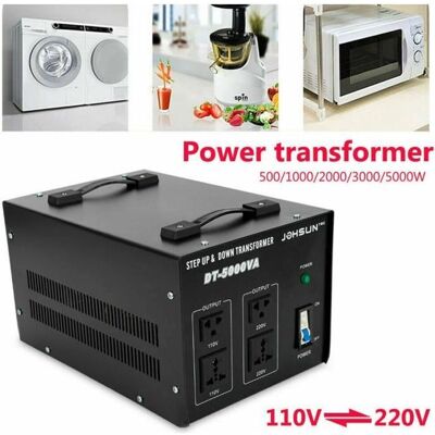 5000W 220V 110V transformateur de convertisseur de tension intensifient/abaissent le dispositif de convertisseur - Publicité 5000W 220V 110V transformateur de convertisseur de tension intensifient/abaissent le dispositif de convertisseur - Publicité