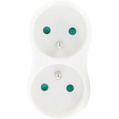 PROFILE Domino 2x16A Adaptateur Blanc - Adaptateur électrique - Publicité PROFILE Domino 2x16A Adaptateur Blanc - Adaptateur électrique - Publicité