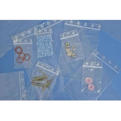 UNIVERS GRAPHIQUE 1000 Sachets plastique fermeture ZIP Transparent 40 X 60 mm 50u - Publicité UNIVERS GRAPHIQUE 1000 Sachets plastique fermeture ZIP Transparent 40 X 60 mm 50u - Publicité