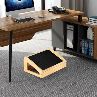 HOMEWELL YIYI. REPOSE-PIEDS ERGONOMIQUE SOUS LE BUREAU AVEC 3 POSITIONS DE HAUTEUR NOIR 41*28*18CM. Noir - Publicité HOMEWELL YIYI. REPOSE-PIEDS ERGONOMIQUE SOUS LE BUREAU AVEC 3 POSITIONS DE HAUTEUR NOIR 41*28*18CM. Noir - Publicité