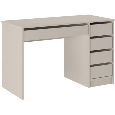 VENTE-UNIQUE Bureau avec 5 tiroirs – Beige - JENEMI Beige - Publicité VENTE-UNIQUE Bureau avec 5 tiroirs – Beige - JENEMI Beige - Publicité