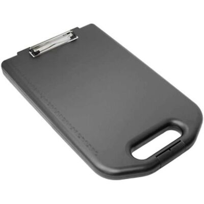 Porte-bloc - WONDAY - GPB240061 - A4 - Noir - Plastique avec module de rangement Noir - Publicité Porte-bloc - WONDAY - GPB240061 - A4 - Noir - Plastique avec module de rangement Noir - Publicité