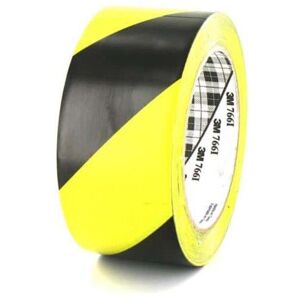 Ruban adhésif vinyle 3M - Jaune et noir - 50mm - 766-50 Noir - Publicité Ruban adhésif vinyle 3M - Jaune et noir - 50mm - 766-50 Noir - Publicité