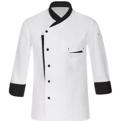 YONGHS Veste de Cuisinier Homme Femme Manches Longues Vêtements de Travail Manteau de Chef M-4XL Blanc Blanc - Publicité YONGHS Veste de Cuisinier Homme Femme Manches Longues Vêtements de Travail Manteau de Chef M-4XL Blanc Blanc - Publicité