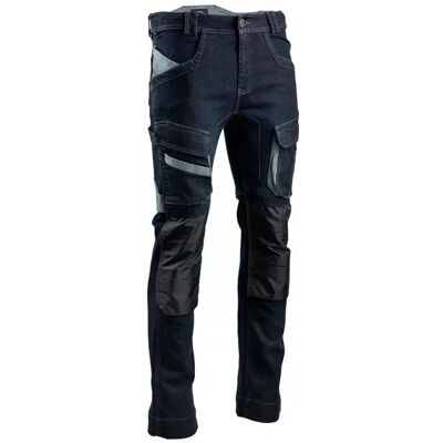 Jeans de travail LMA Seattle Multipoche - Stretch - Taille 42 - 1623-42 Bleu - Publicité Jeans de travail LMA Seattle Multipoche - Stretch - Taille 42 - 1623-42 Bleu - Publicité