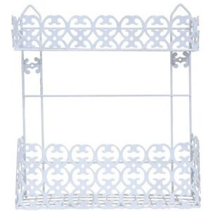 Etagère de douche 2 niveaux à fixer AGADIR Blanc MSV Blanc - Publicité Etagère de douche 2 niveaux à fixer AGADIR Blanc MSV Blanc - Publicité