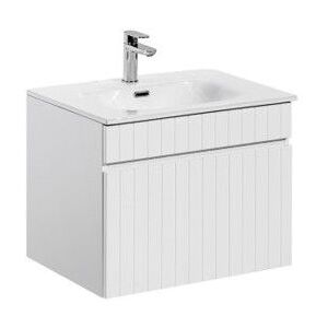 AC-DÉCO Ensemble meuble vasque encastrée - 60 cm - Emblematic White Blanc - Publicité AC-DÉCO Ensemble meuble vasque encastrée - 60 cm - Emblematic White Blanc - Publicité