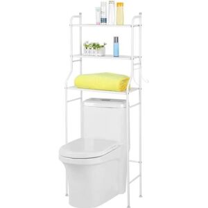 Étagère de Salle de Bain - Meuble de Rangement Blanc - 3 Niveaux en Fer - 151 x 56 x 25 cm Blanc - Publicité Étagère de Salle de Bain - Meuble de Rangement Blanc - 3 Niveaux en Fer - 151 x 56 x 25 cm Blanc - Publicité
