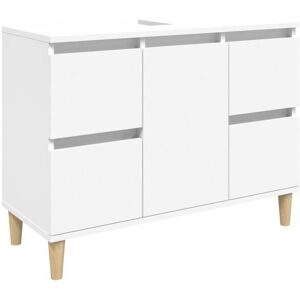 VIDAXL “Winter SaleTOP Armoire de salle de bain Blanc - Meuble dévier blanc 80x33x60cm - bois dingénierie PRO86916 Blanc - Publicité VIDAXL “Winter SaleTOP Armoire de salle de bain Blanc - Meuble dévier blanc 80x33x60cm - bois dingénierie PRO86916 Blanc - Publicité