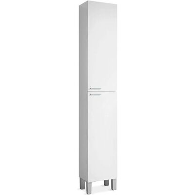 PEGANE Colonne salle de bain avec 2 portes coloris blanc brillant - 30 cm (longueur) x 182 cm (Hauteur) x 25 cm (Profondeur) Blanc - Publicité PEGANE Colonne salle de bain avec 2 portes coloris blanc brillant - 30 cm (longueur) x 182 cm (Hauteur) x 25 cm (Profondeur) Blanc - Publicité