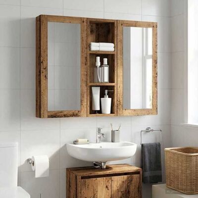 vidaXL Armoire murale de salle de bain Bois ancien 20 x 10 x 605 cm 889293 Marron - Publicité vidaXL Armoire murale de salle de bain Bois ancien 20 x 10 x 605 cm 889293 Marron - Publicité