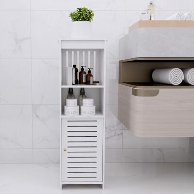 HOMEWELL YIPEEMA. ARMOIRE MULTIFONCTIONNELLE POUR LA MAISON ARMOIRE DE SALLE DE BAIN 25*20*80CM BLANC. Blanc - Publicité HOMEWELL YIPEEMA. ARMOIRE MULTIFONCTIONNELLE POUR LA MAISON ARMOIRE DE SALLE DE BAIN 25*20*80CM BLANC. Blanc - Publicité