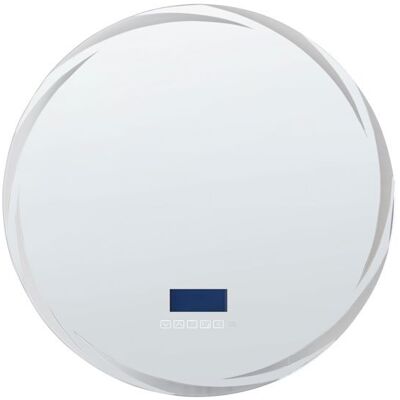 Miroir de salle de bain Beliani Tanay - Bluetooth, LED, Antibuée, Argent - Publicité Miroir de salle de bain Beliani Tanay - Bluetooth, LED, Antibuée, Argent - Publicité