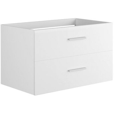 VENTE-UNIQUE Meuble sous vasque suspendu - Coloris blanc - 80 cm - KAYLA Blanc - Publicité VENTE-UNIQUE Meuble sous vasque suspendu - Coloris blanc - 80 cm - KAYLA Blanc - Publicité