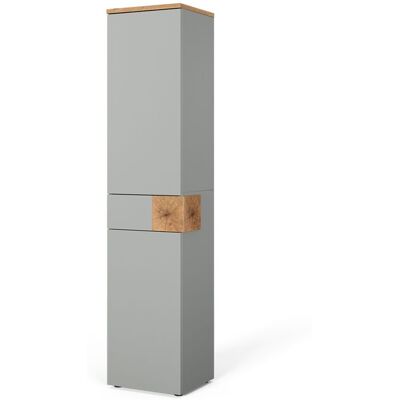 Meuble salle de bain Eden 40x184.2cm avec 2 portes et 1 tiroir Gris Vicco 59747 Gris - Publicité Meuble salle de bain Eden 40x184.2cm avec 2 portes et 1 tiroir Gris Vicco 59747 Gris - Publicité