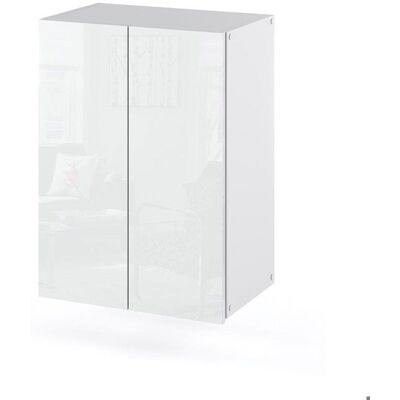 Marque Modèle Armoire de salle de bain blanche à fixer au mur - Meubles de salle de bain - Publicité Marque Modèle Armoire de salle de bain blanche à fixer au mur - Meubles de salle de bain - Publicité