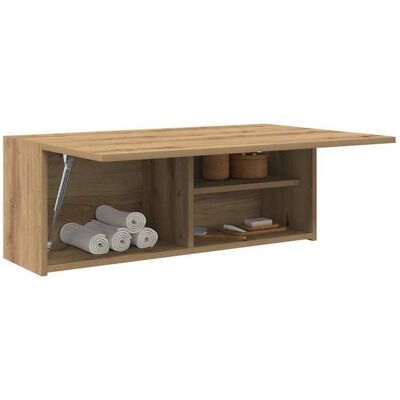 vidaXL Armoire murale de bain chêne artisanal bois dingénierie 860084 Marron - Publicité vidaXL Armoire murale de bain chêne artisanal bois dingénierie 860084 Marron - Publicité