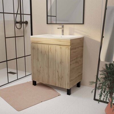 Aurlane - PACM801 - 70cm - Meuble de salle de bains - Publicité Aurlane - PACM801 - 70cm - Meuble de salle de bains - Publicité