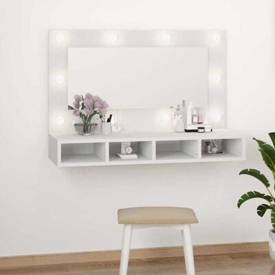 vidaXL Miroir Mural LED Blanc Meuble de Salle de Bain - Publicité vidaXL Miroir Mural LED Blanc Meuble de Salle de Bain - Publicité