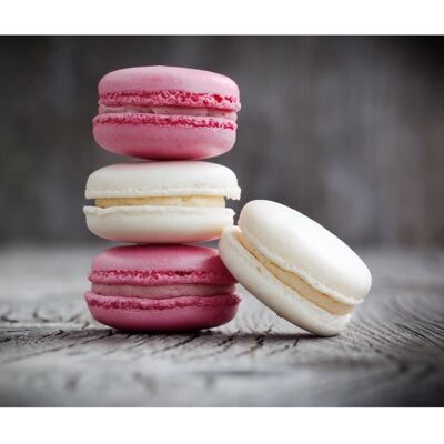 Crédence cuisine - WENKO - Macarons - Verre trempé 4 mm - 56x50 cm - Multicolore - Publicité Crédence cuisine - WENKO - Macarons - Verre trempé 4 mm - 56x50 cm - Multicolore - Publicité