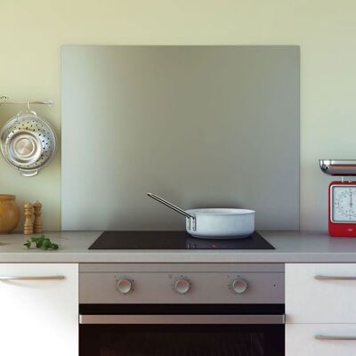 SANS MARQUE Crédence cuisine fond de hotte Inox - l 90 x H 70 cm Gris - Publicité SANS MARQUE Crédence cuisine fond de hotte Inox - l 90 x H 70 cm Gris - Publicité
