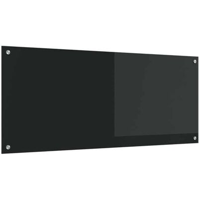 Crédence de cuisine Noir - vidaXL - polyéthylène - 120x50 cm - Verre trempé 7188 Noir - Publicité Crédence de cuisine Noir - vidaXL - polyéthylène - 120x50 cm - Verre trempé 7188 Noir - Publicité
