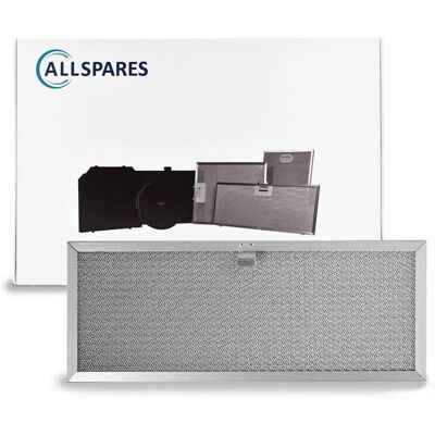 AllSpares Filtre à graisse en métal pour hottes aspirantes adapté pour Novy 609014 / 563-8020A (387x153x10mm) - Publicité AllSpares Filtre à graisse en métal pour hottes aspirantes adapté pour Novy 609014 / 563-8020A (387x153x10mm) - Publicité