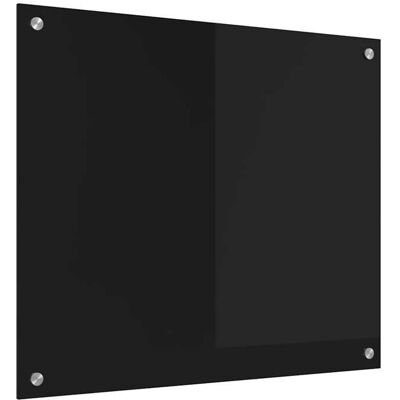 Crédence de cuisine - vidaXL - verre - noir - 70 x 60 cm 782pke75b Noir - Publicité Crédence de cuisine - vidaXL - verre - noir - 70 x 60 cm 782pke75b Noir - Publicité