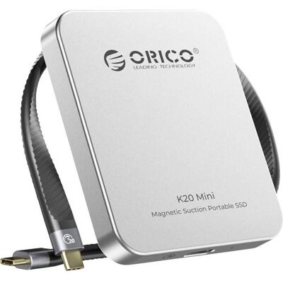 ORICO K20 mini Boîtier pour SSD M.2 USB-C® USB 3.2 (Gen 2x2) 20 GBit/s M.2 PCIe 2230 K20Mini Gris - Publicité ORICO K20 mini Boîtier pour SSD M.2 USB-C® USB 3.2 (Gen 2x2) 20 GBit/s M.2 PCIe 2230 K20Mini Gris - Publicité
