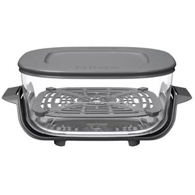 Récipient en verre 2 3 L avec couvercle et plaque pour NINJA CRISPi - CleanCrisp 1077ZT101EUK - Sans PFAS - Publicité Récipient en verre 2 3 L avec couvercle et plaque pour NINJA CRISPi - CleanCrisp 1077ZT101EUK - Sans PFAS - Publicité