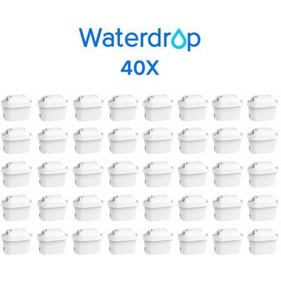 Waterdrop Cartouche Filtre à Eau Remplacement Brita® Maxtra+® Plus Compatible Brita® Carafe PFAS/PFOA/PFOS TÜV SÜD NSF (40) - Publicité Waterdrop Cartouche Filtre à Eau Remplacement Brita® Maxtra+® Plus Compatible Brita® Carafe PFAS/PFOA/PFOS TÜV SÜD NSF (40) - Publicité